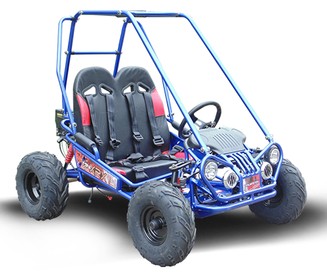 TrailMaster MINI XRX+ Kids GoKart, 5.5hp Gas Engine with Electric Start, Remote Start/Kill, Ages 4-9 - Red