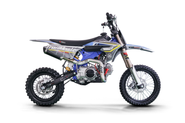 TrailMaster MK110ES Pro Series Dirt Bike, BOSCH EFI, 4-Speed Automatic, Electric Start, Dual Disc Brakes, (14/12) Wheels - Red