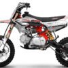 TrailMaster MK125S Pro Series Dirt Bike, 4-Speed Semi-Automatic, Electric Start, Dual Disc Brakes, (14/12) Wheels - Red