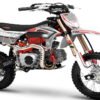 TrailMaster MK125S Pro Series Dirt Bike, 4-Speed Semi-Automatic, Electric Start, Dual Disc Brakes, (14/12) Wheels - Red