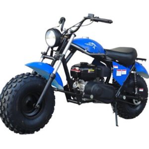 trailmaster-monster-dog-ii-mini-bike-208cc-7-5hp-with-torque-converter-rear-hydraulic-disc-brake-blue