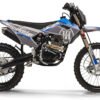 TrailMaster MX250-Pro Dirt Bike, 5-Speed Manual, Dual Disc Brakes, Electric Start (21/18) Wheels - Blue