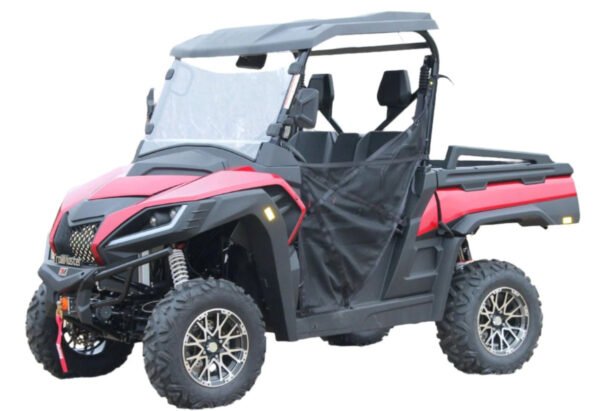 TrailMaster Panther 550 UTV, 4X4, Larger Body, Heavy Duty Suspension, 34hp, EFI, High Low Range Automatic Trans, CA Legal - Red