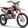 TrailMaster SX125 Pro Series Dirt Bike, Electric Start, 4-Speed Manual, Dual Disc Brakes, (19/16) Wheels - Red
