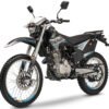 TrailMaster T5 Dual Sport Dirt Bike, 5-Speed Manual, 223cc Engine, Dual Disc Brakes, Electric Start with Kick backup, (21/18) Wheels - Blue