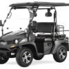TrailMaster Taurus 200E-GX UTV Gas Golf Cart, Full Length Roof, 4-Seat, DOT Approved, Electronic Fuel Injection - Carbon Fiber