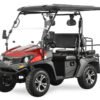 TrailMaster Taurus 200E-GX UTV Gas Golf Cart, Full Length Roof, 4-Seat, DOT Approved, Electronic Fuel Injection - Carbon Fiber