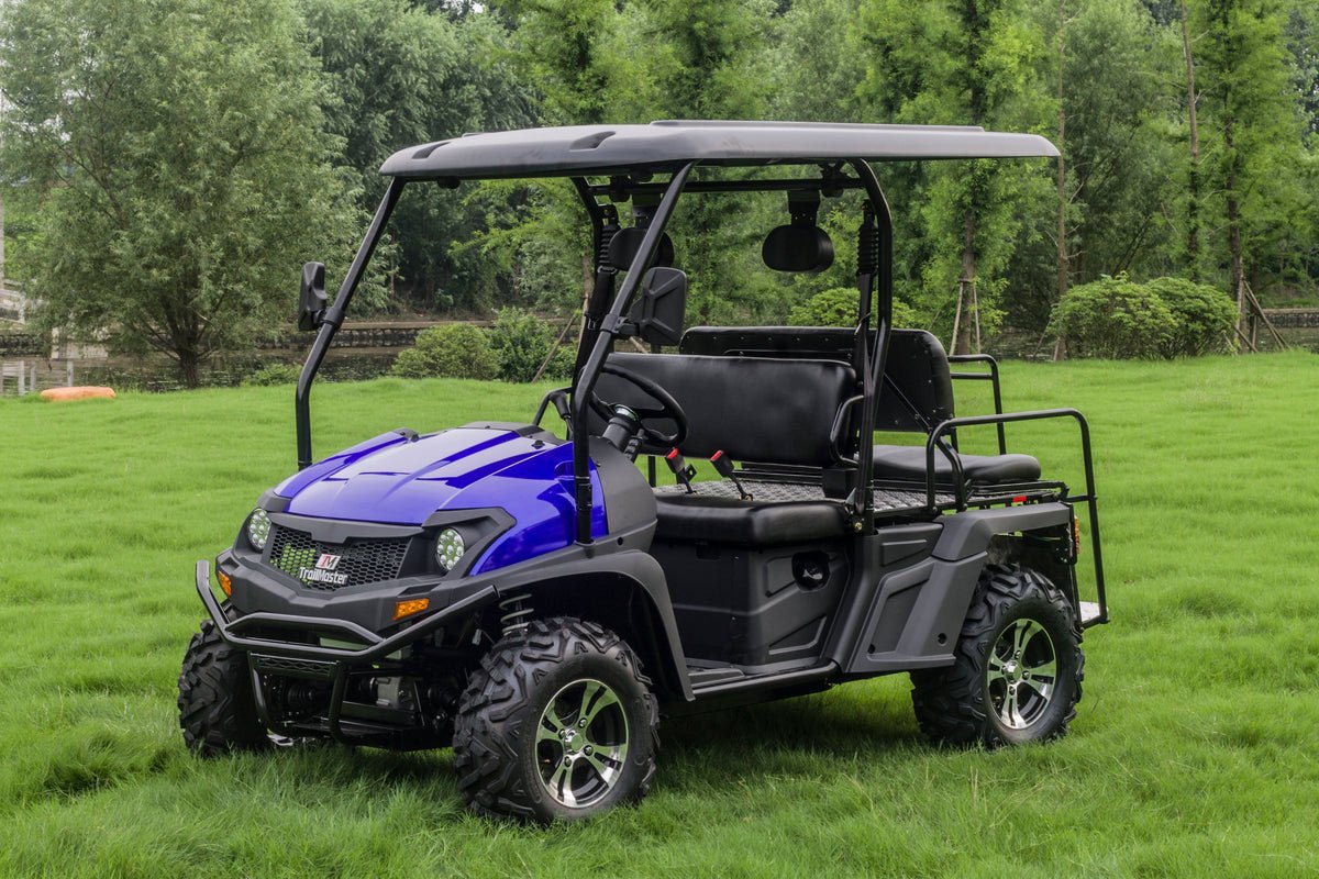TrailMaster Taurus 450GX Gas Golf Cart, 26hp EFI Engine, 2x4/4x4 H/L Gear with Locking Differential - Green