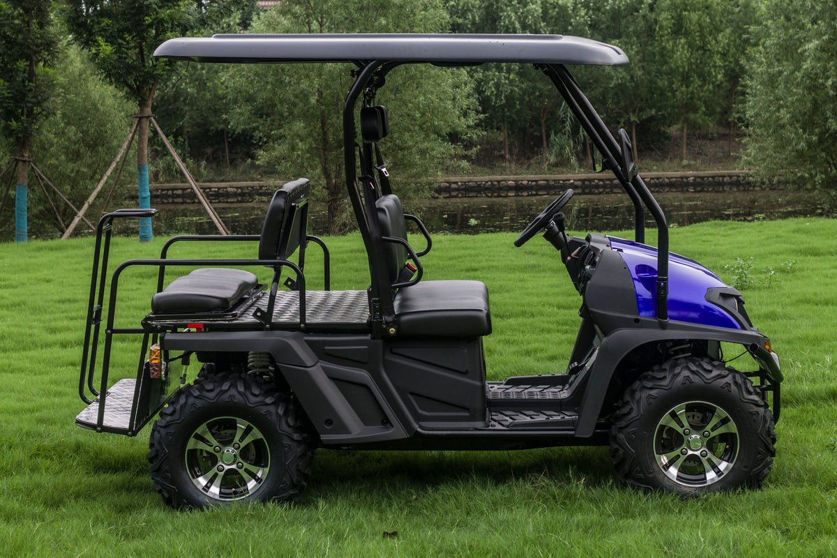 TrailMaster Taurus 450GX Gas Golf Cart, 26hp EFI Engine, 2x4/4x4 H/L Gear with Locking Differential - Green