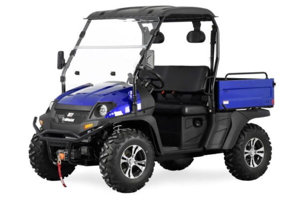 TrailMaster Taurus 450U Gas UTV, 4x4 Shaft Drive, Liquid cooled, High/Low Alloy Wheels - Blue