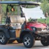 TrailMaster Taurus 50EV 4-Seat Electric Golf Cart, 60 Volt, Full DOT Light Package Included - Red