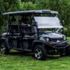 TrailMaster Taurus 80ED-GV 6-Seat Electric Golf Cart, 72 Volt, Extended Roof - Blue