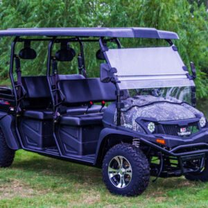 trailmaster-taurus-80ed-u-4-seat-electric-golf-cart-with-dump-bed-72-volt-aluminum-alloy-wheels-tree-camo