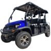 TrailMaster Taurus4 450 Gas 6-Seat UTV, 4x4 High/Low Gear, Alloy Wheels - Blue