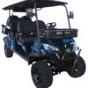 TrailMaster TBM X6 6-seater Electric Golf Cart, 5kW Lithium Battery - Blue