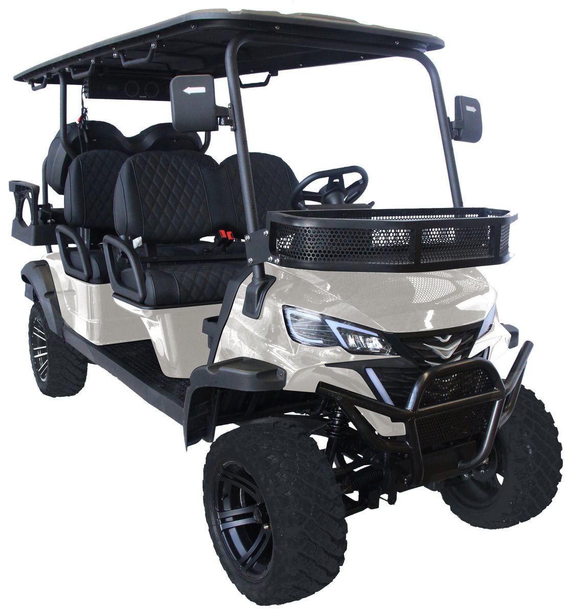 TrailMaster TBM X6 6-seater Electric Golf Cart, 5kW Lithium Battery - Blue