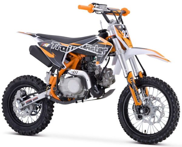 TrailMaster TM23 125cc Dirt Bike, 4-Speed Auto, Electric Start (14/12), Ages 12 and up - Red
