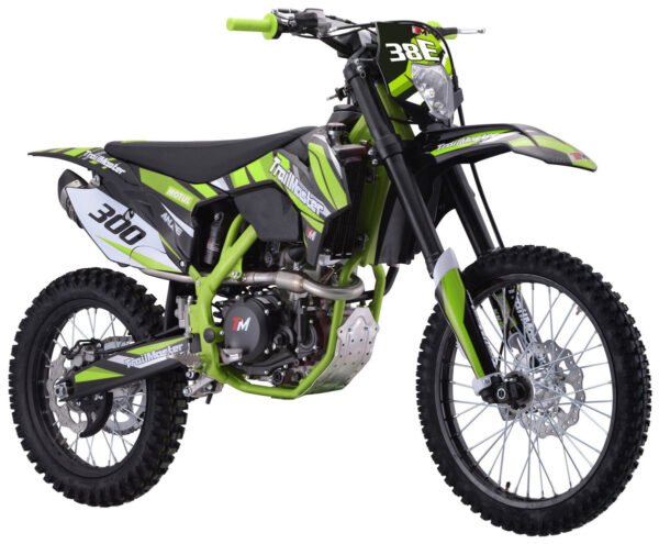 TrailMaster TM38E 300 EFI Dirtbike 31hp, 6-Speed Manual, Liquid Cooled - Green