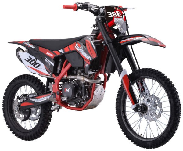 TrailMaster TM38E 300 EFI Dirtbike 31hp, 6-Speed Manual, Liquid Cooled - Green