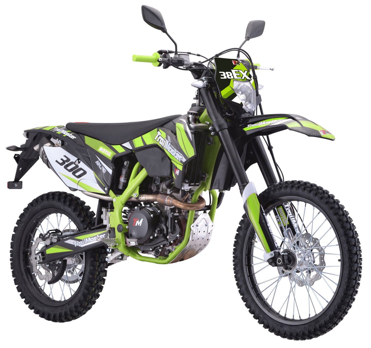 TrailMaster TM38EX 300 Dirtbike 31hp, 6-Speed Manual, Liquid Cooled, Fuel Injected - Red