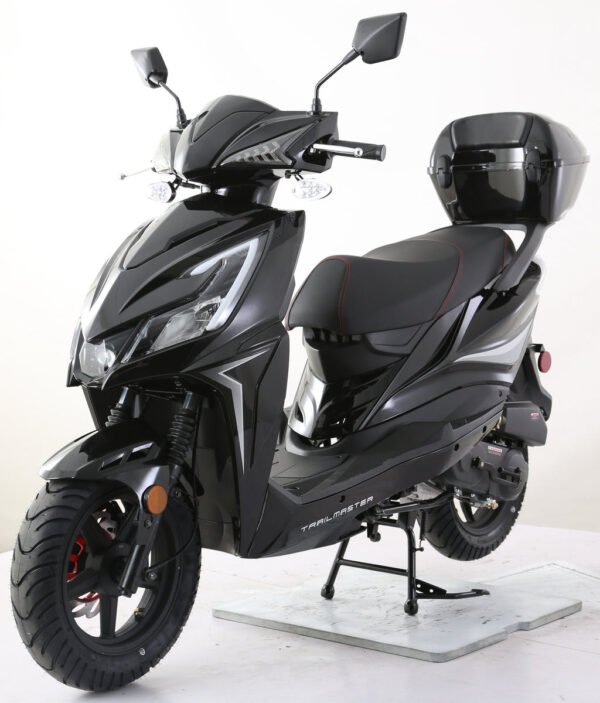 TrailMaster Trophy 50cc Street Scooter, Ships Fully Assembled - Black