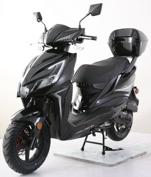 TrailMaster Trophy 50cc Street Scooter, Ships Fully Assembled - Black
