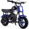Urchin 49cc 2-Stroke Kids Gas Mini Bike - Blue
