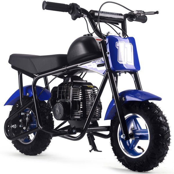 Urchin 49cc 2-Stroke Kids Gas Mini Bike - Blue