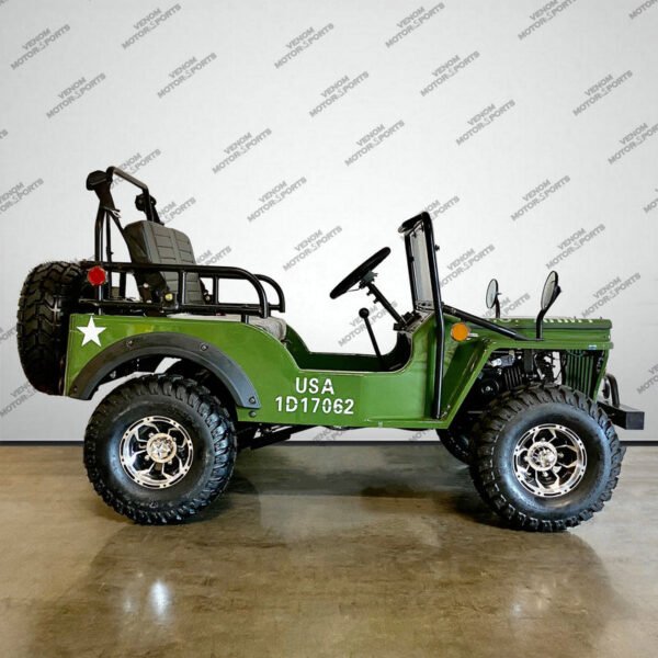 Venom 125cc Mini Jeep | Willys Edition | 3-Speed | Off Road