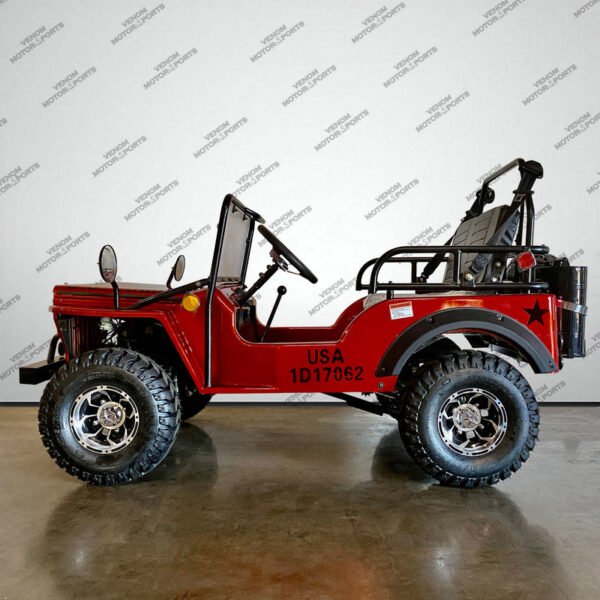 Venom 125cc Mini Jeep | Willys Edition | 3-Speed | Off Road