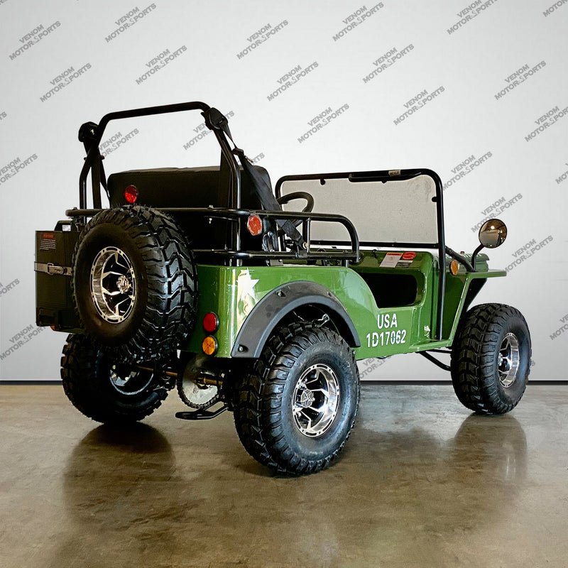 Venom 125cc Mini Jeep | Willys Edition | 3-Speed | Off Road
