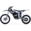 Venom Electric Dirt Bike, 4-Speed Manual, 72v 12000w, 21/18 inch Wheels - White