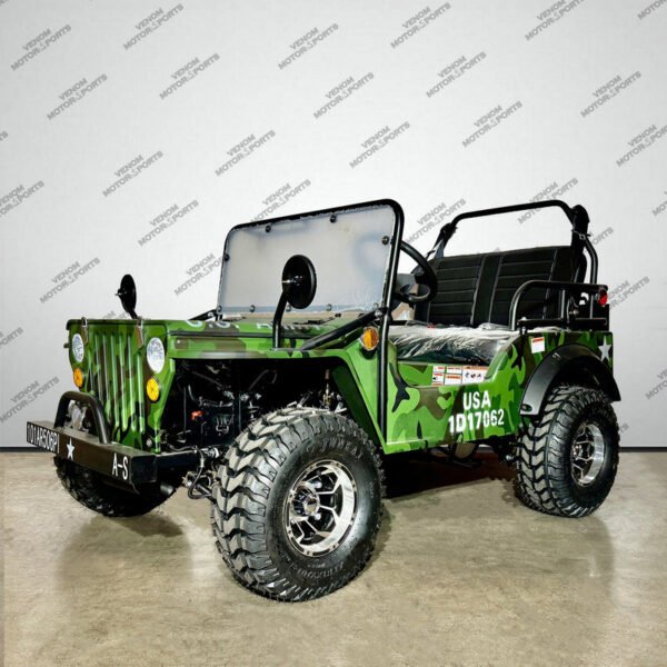 Venom Mini Jeep | 125cc | 2 Seater | Willys Edition | 3 Speed