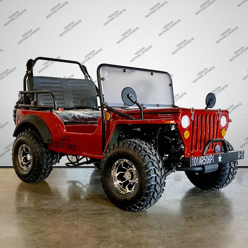 Venom Mini Jeep | 125cc | 2 Seater | Willys Edition | 3 Speed