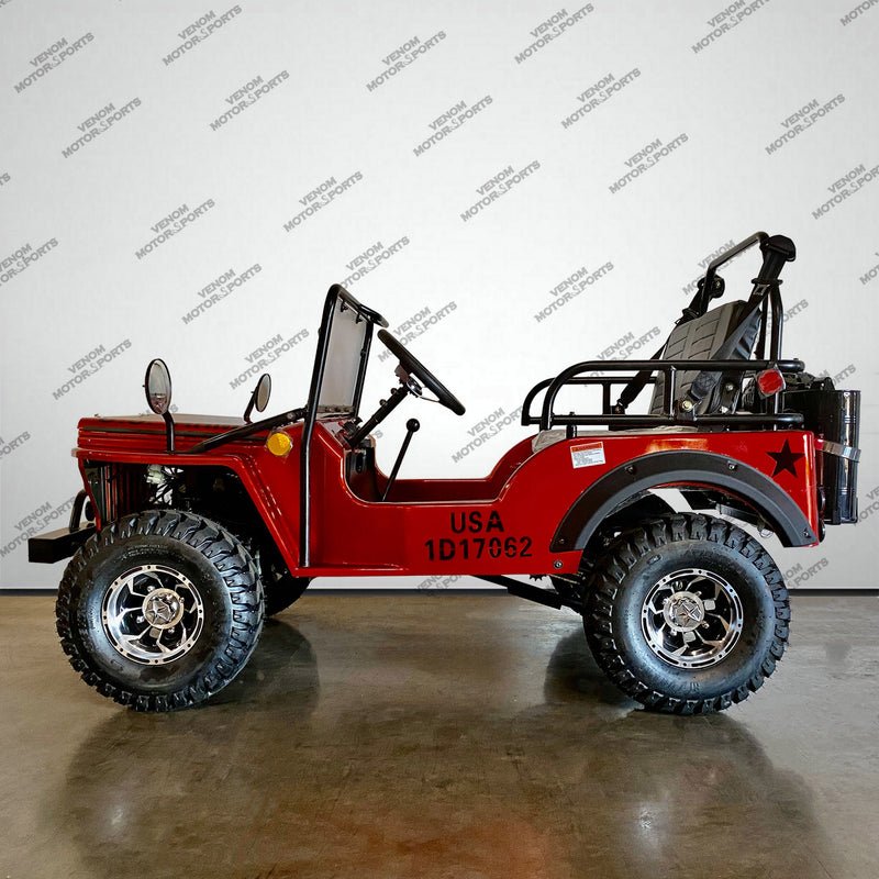 Venom Mini Jeep | 125cc | 2 Seater | Willys Edition | 3 Speed