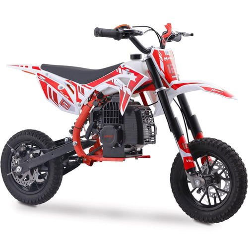Villain Kids Gas Dirt Bike, 52cc 2-Stroke, Ages 6 and up - Blue