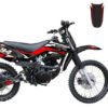 Viper 150cc Dirt Bike 5-Speed Manual Kick Start (19/16) Wheels, Ages 16 and up - Black