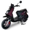 Vision 150cc Street Scooter, Automatic, Front Disc Brake, 12 inch Aluminum Wheel - Red
