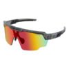 Wheelie Cycling Sunglass Gloss Clr Gry Smoked Blk/Rd Re