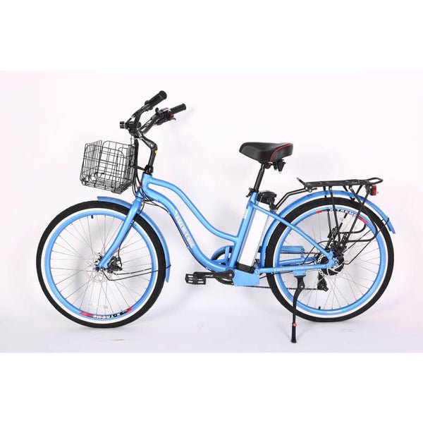 X-Treme Malibu Elite 24V 300W Step Through Beach Cruiser Electric Bike