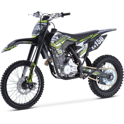 X4 150cc Dirt Bike, 4-Stroke, Electric Start, Manual 5-Speed, 19/16 inch Wheels