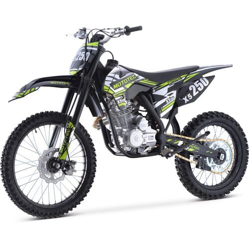 X5 250cc Dirt Bike, 4-Stroke, Electric Start, Manual 5-Speed, 21/18 inch Wheels