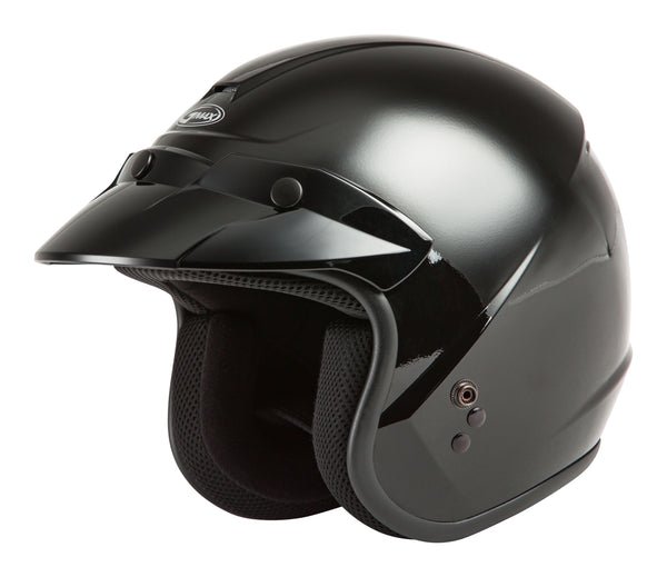 Youth Of-2y Open-Face Helmet Black Ys