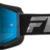 Youth Zone Goggle Black/Black W/ Sky Blue Mirror/Smoke Lens