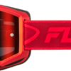 Youth Zone Goggle Red/Crimson W/ Red Mirror/Smoke Lens