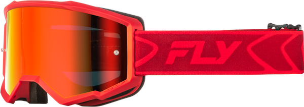 Youth Zone Goggle Red/Crimson W/ Red Mirror/Smoke Lens
