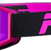 Yth Focus Snow Goggle Blk/Pink W/ Pink Mirror/Rose Lens