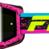 Yth Zone Goggle Pnk/Blk/Hi-Vis W/ Black Mirror/Smoke Lens