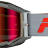 Zone Pro Goggle Grey/Red W/ Light Red Mirror/Amber Lens