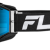 Zone Snow Goggle Black/Black W/Sky Blue Mirror/Blue Lens